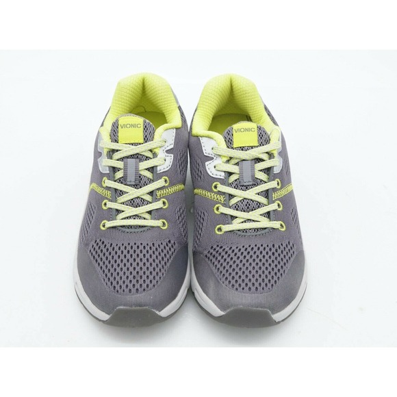 Vionic Action Emerald Womens 5 Walking Shoes Gray Mesh Lace Up Orthotic Sneakers - Picture 6 of 10